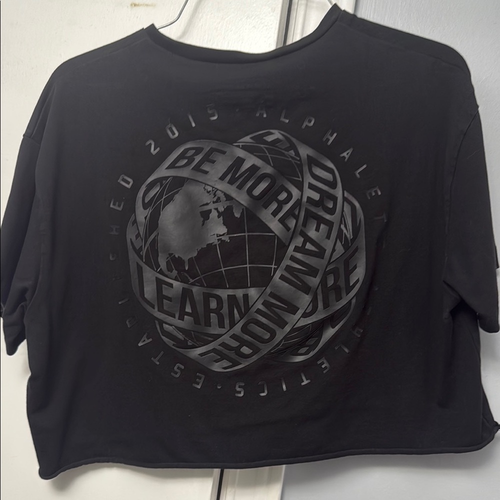 Alphalete Black Graphic Women's Top